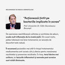 Dermatolog explicând beneficiile Ivapur AKNEBIOME pentru microbiom, sebum, hidratare și textura pielii